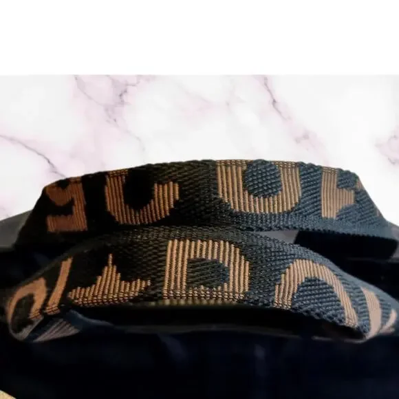 Authentic Fendi Mini Roma Black Canvas Tote Bag Vintage - Picture 10 of 16